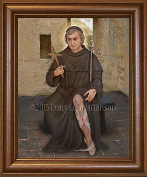 St. Peregrine Laziosi Framed