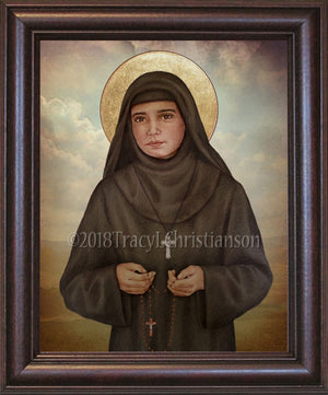 St. Rafqa Framed