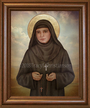 St. Rafqa Framed