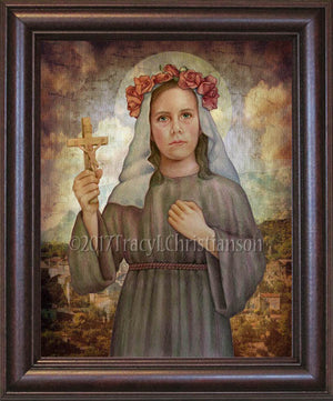 St. Rose of Viterbo Framed