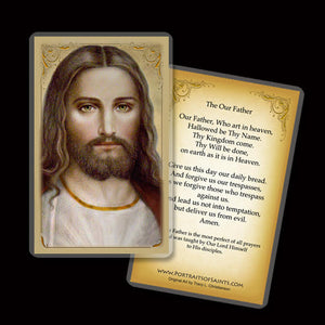 The Our Father Holy Card