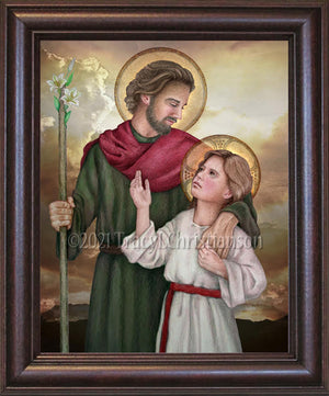 St. Joseph, Protector of Christ Framed