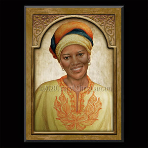 Sr. Thea Bowman Plaque & Holy Card Gift Set