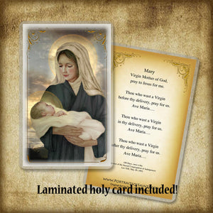 Madonna & Child (P) Pendant & Holy Card Gift Set