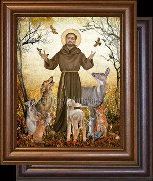 St. Francis of Assisi and Animals Framed
