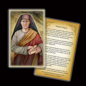 St. Daniel the Prophet Holy Card