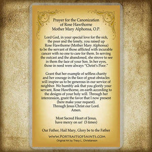 Rose Hawthorne Holy Card