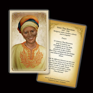 Sr. Thea Bowman Holy Card