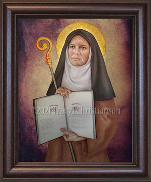 St. Odilia of Alsace Framed Art