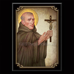 St. Leonard of Port Maurice Plaque & Holy Card Gift Set