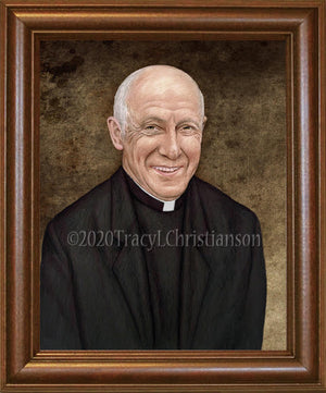 Fr. John Hardon Framed