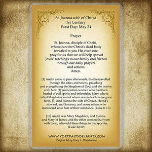 St. Joanna wife of Chuza Holy Card