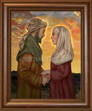 St. Aquila and St. Priscilla Framed Art