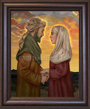 St. Aquila and St. Priscilla Framed Art