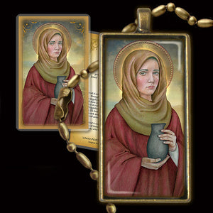 St. Joanna wife of Chuza Pendant & Holy Card Gift Set