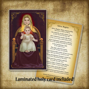 Madonna and Child (Q) Pendant & Holy Card Gift Set