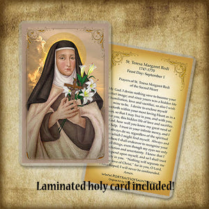 St. Teresa Margaret Redi Pendant & Holy Card Gift Set