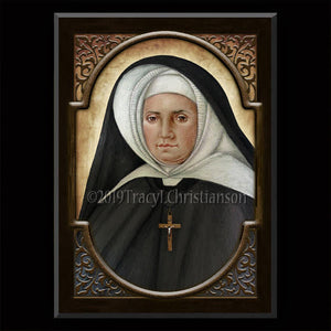 St. Emily de Vialar Plaque & Holy Card Gift Set