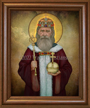 St. Stephen of  Hungary Framed Art