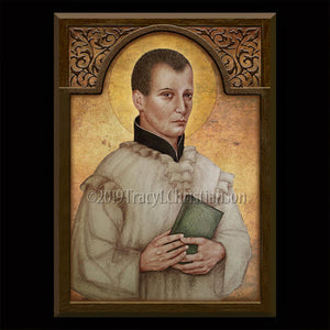 St. Claude de la Colombière Plaque & Holy Card Gift Set