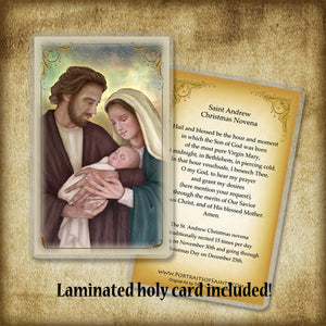 Holy Family (H) Plaque & Holy Card Gift Set