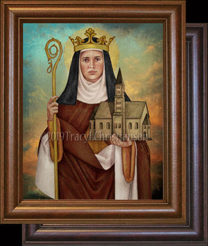 St. Hilda of Whitby Framed