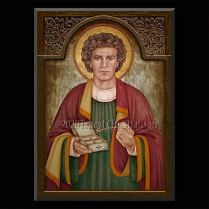 St. Pantaleon Plaque & Holy Card Gift Set