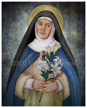 St. Beatrice of Silva Print