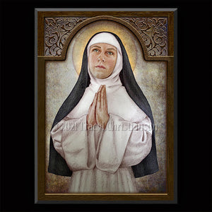 St. Alice of Schaerbeek Plaque & Holy Card Gift Set