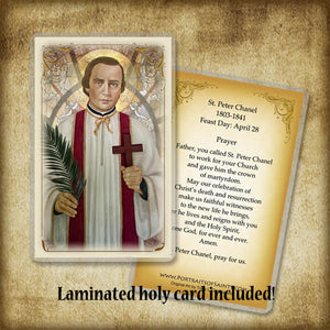 St. Peter Chanel Pendant & Holy Card Gift Set