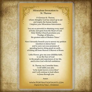 St. Therese of Lisieux (D) Holy Card