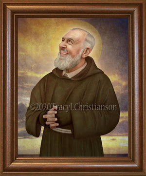 St. Padre Pio (C) Framed