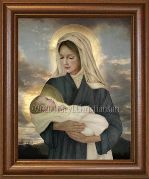 Madonna & Child (P) Framed