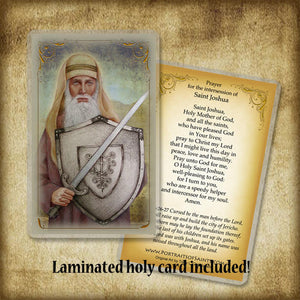 St. Joshua Plaque & Holy Card Gift Set