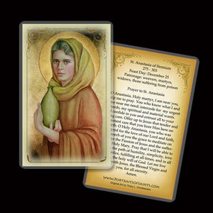 St. Anastasia Holy Card