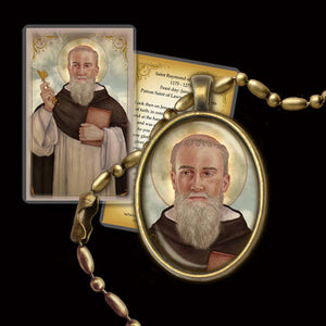 St. Raymond of Penafort Pendant & Holy Card Gift Set