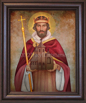 St. Ethelbert of Kent Framed Art