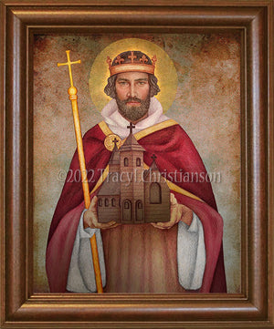 St. Ethelbert of Kent Framed Art