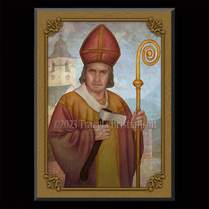 St. Wolfgang of Regensburg Framed Art