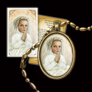 Little Nellie of Holy God (Nellie Organ) Pendant & Holy Card Gift Set