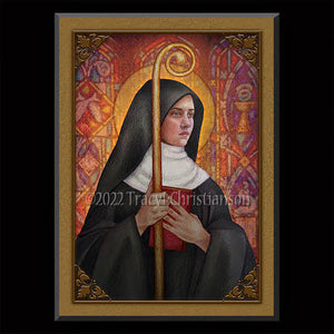 St. Florentina Plaque & Holy Card Gift Set