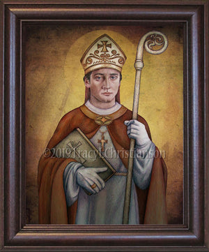 St. Thorlak Thorhallsson Framed