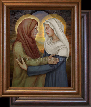 The Visitation of the Blessed Virgin Mary to St. Elizabeth Framed