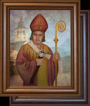 St. Wolfgang of Regensburg Framed Art