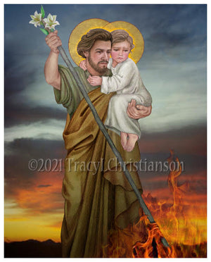 St. Joseph Terror of Demons Print