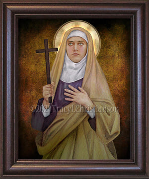 St. Lea of Rome Framed Art