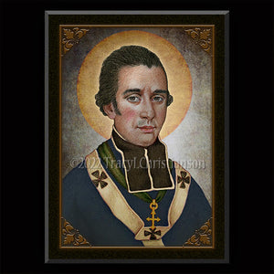 St. Eugene de Mazenod Plaque & Holy Card Gift Set