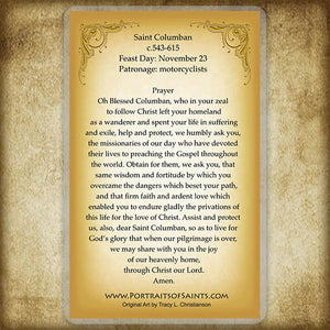 St. Columban Holy Card