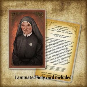 Mother Thecla Merlo Plaque & Holy Card Gift Set