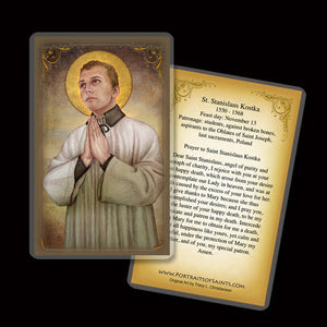 St. Stanislaus Kostka Holy Card